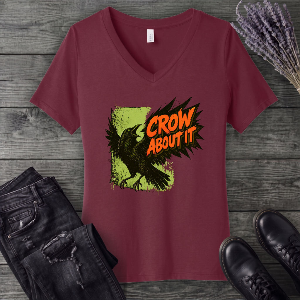 Crow About It V-Neck T-Shirt