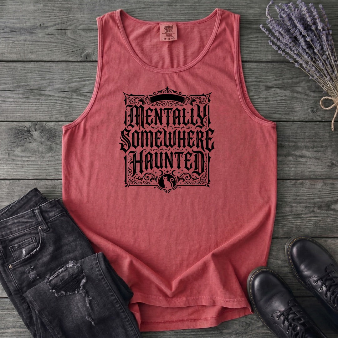 Mentally Somewhere Haunted Tank Top