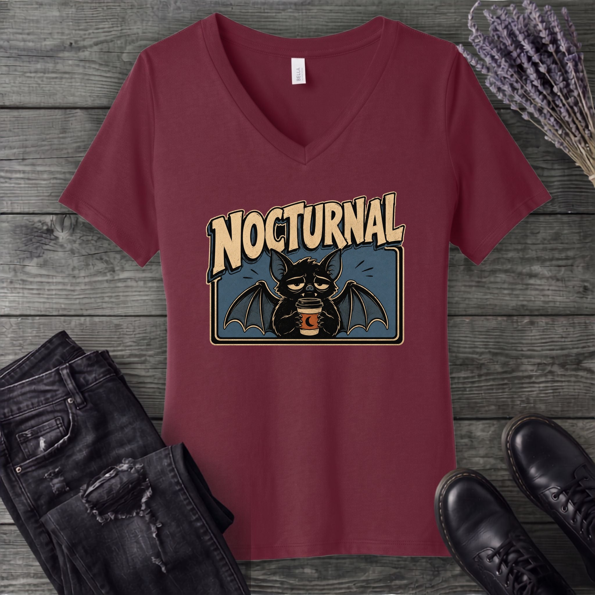 Nocturnal Fuel V-Neck T-Shirt