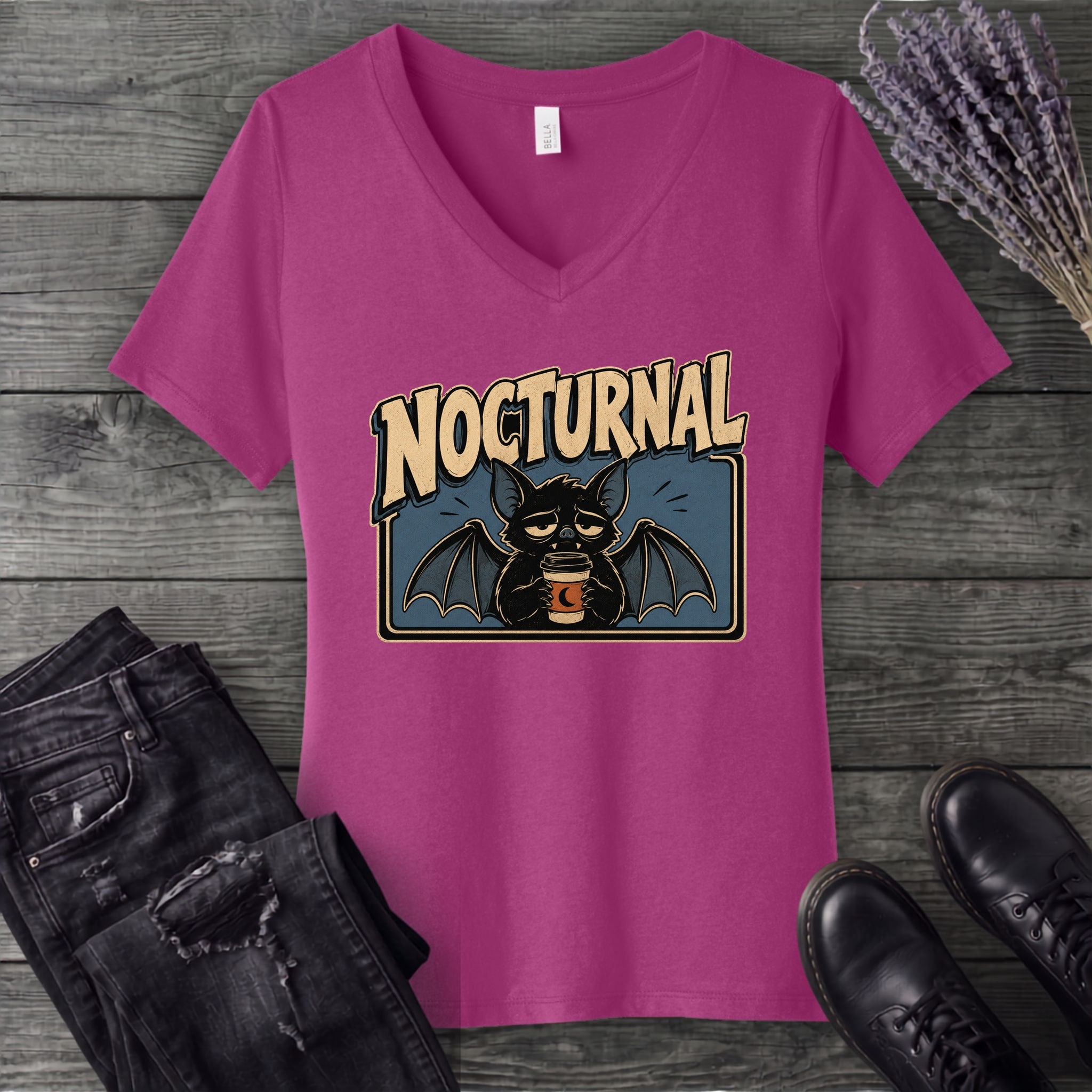 Nocturnal Fuel V-Neck T-Shirt