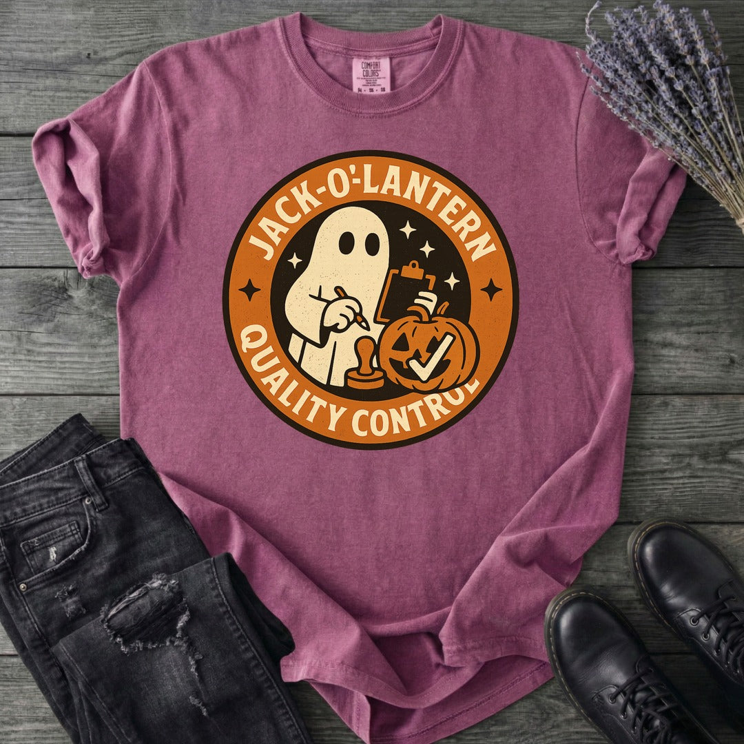 Jack O Lantern Quality Control T-Shirt
