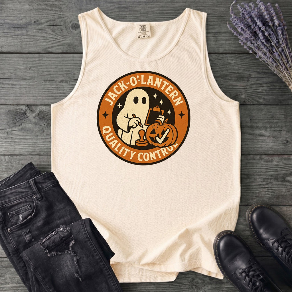 Jack O Lantern Quality Control Tank Top