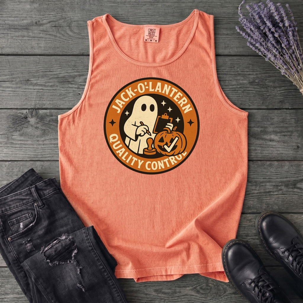 Jack O Lantern Quality Control Tank Top