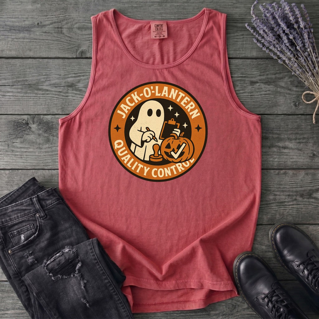 Jack O Lantern Quality Control Tank Top