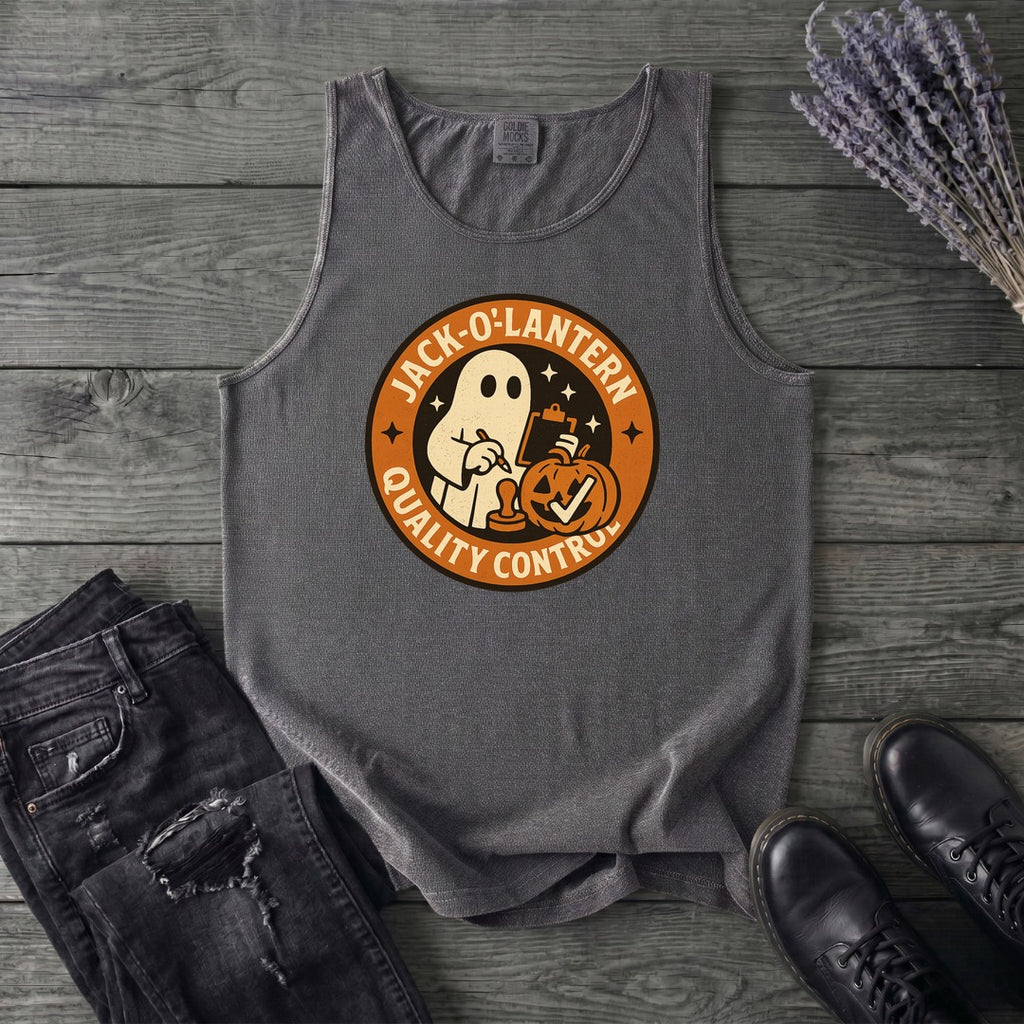 Jack O Lantern Quality Control Tank Top