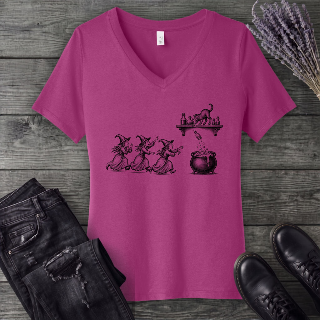 Catastrophe Brewing V-Neck T-Shirt