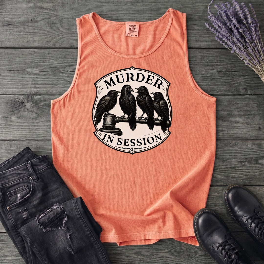 Murder In Session Tank Top