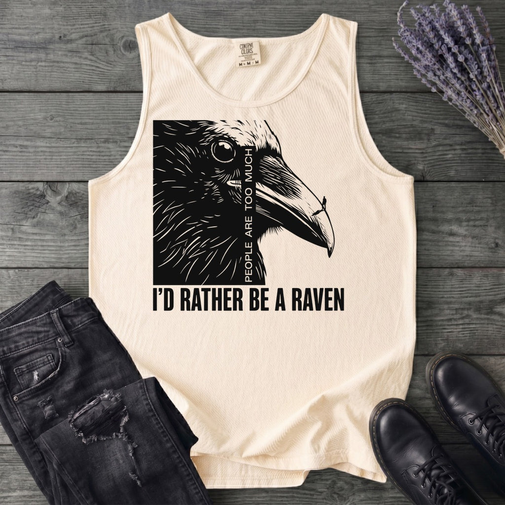 I'd Rather Be A Raven Tank Top