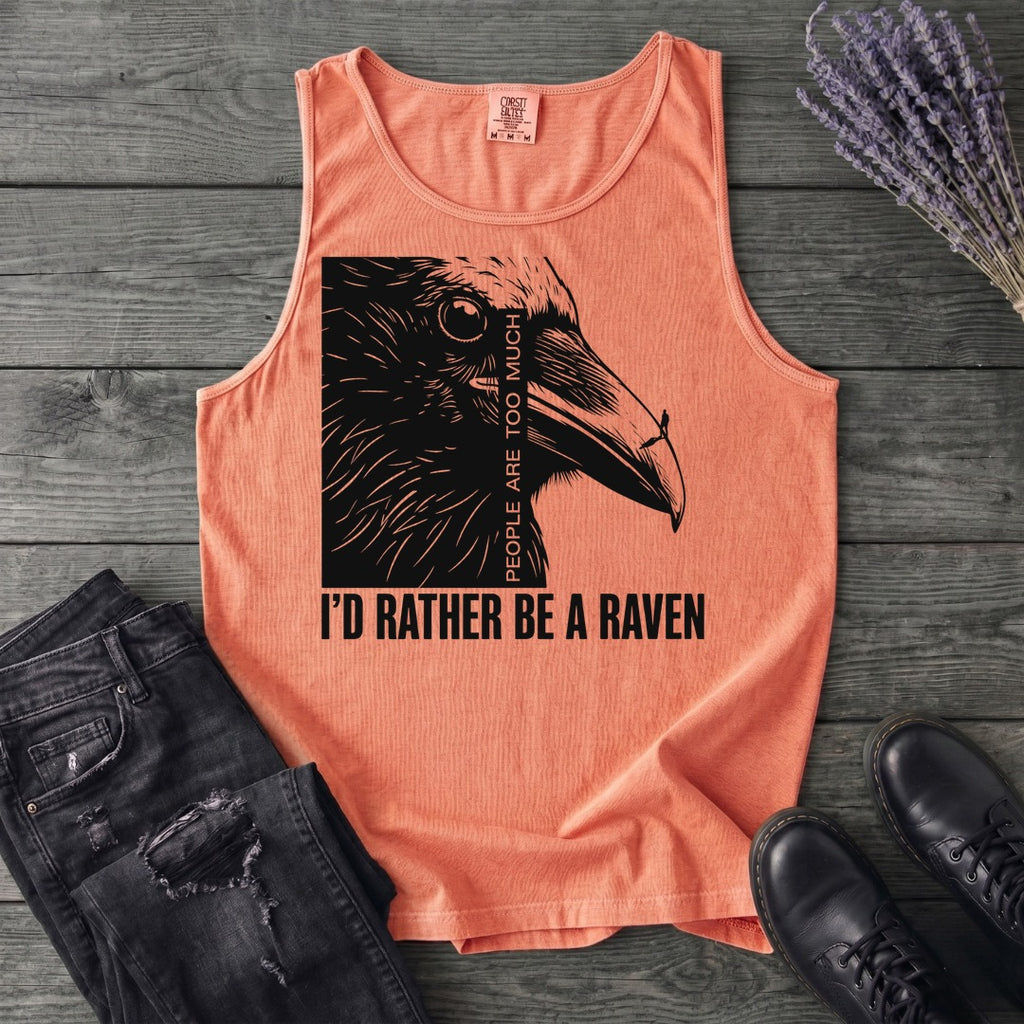 I'd Rather Be A Raven Tank Top