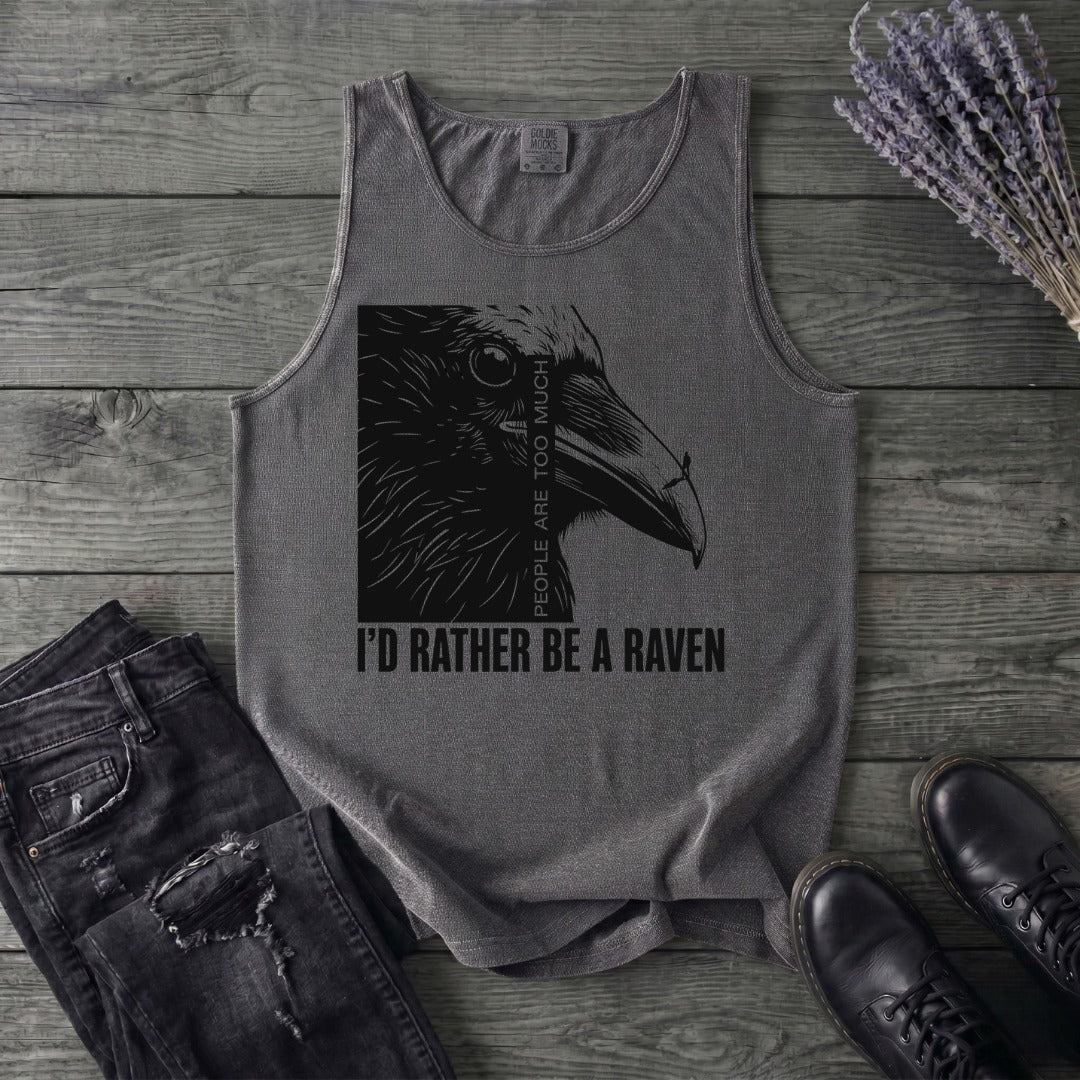 I'd Rather Be A Raven Tank Top