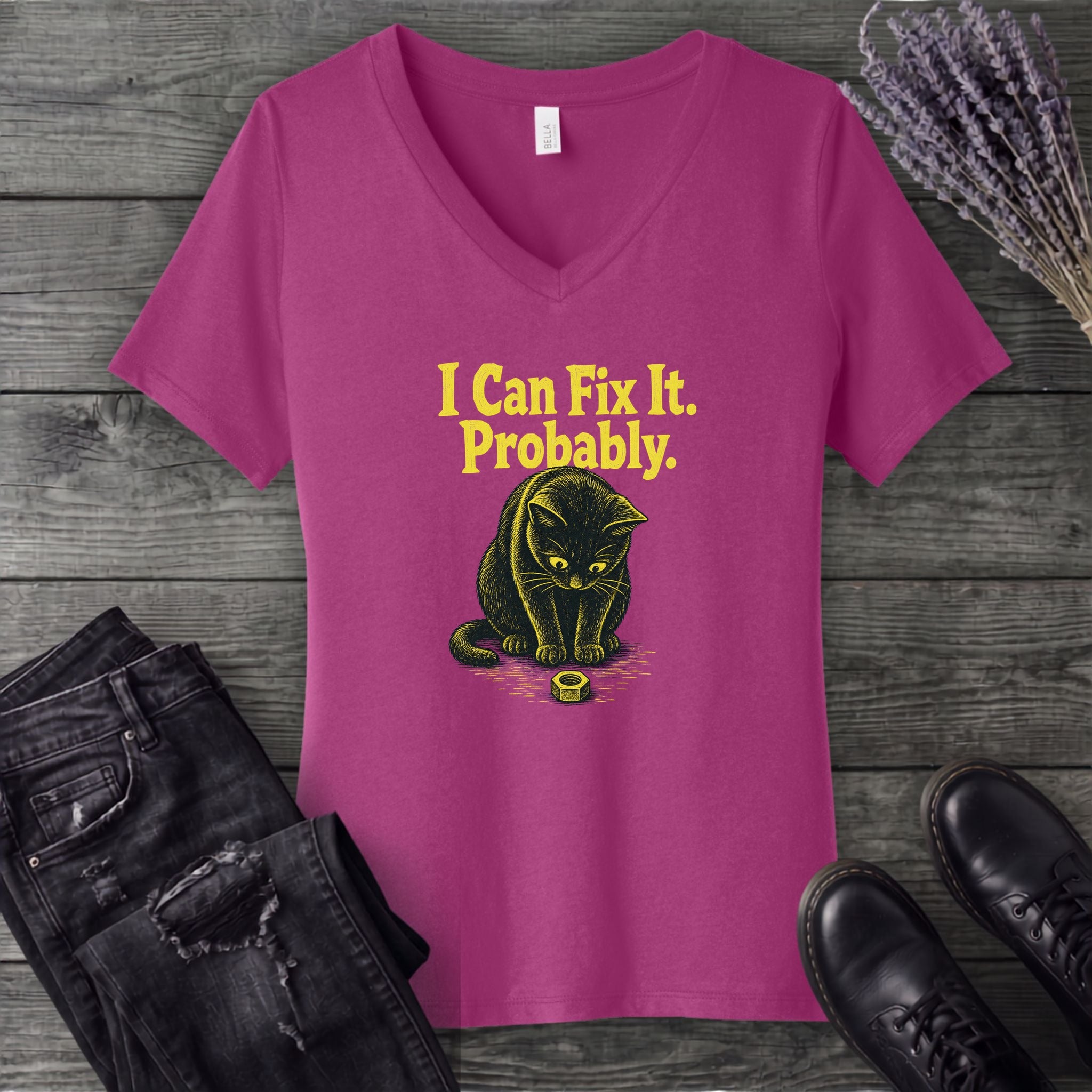 I Can Fix It V-Neck T-Shirt