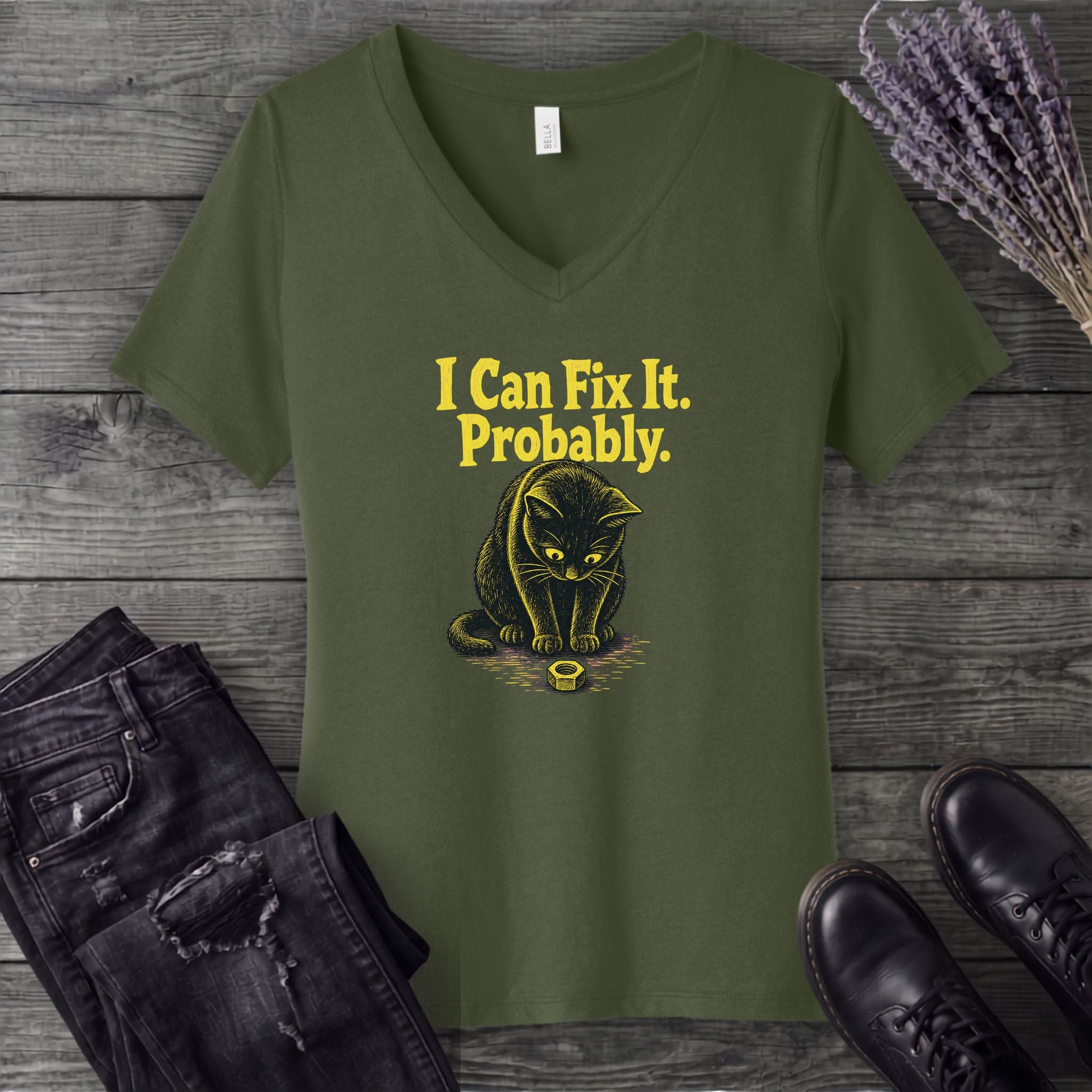 I Can Fix It V-Neck T-Shirt