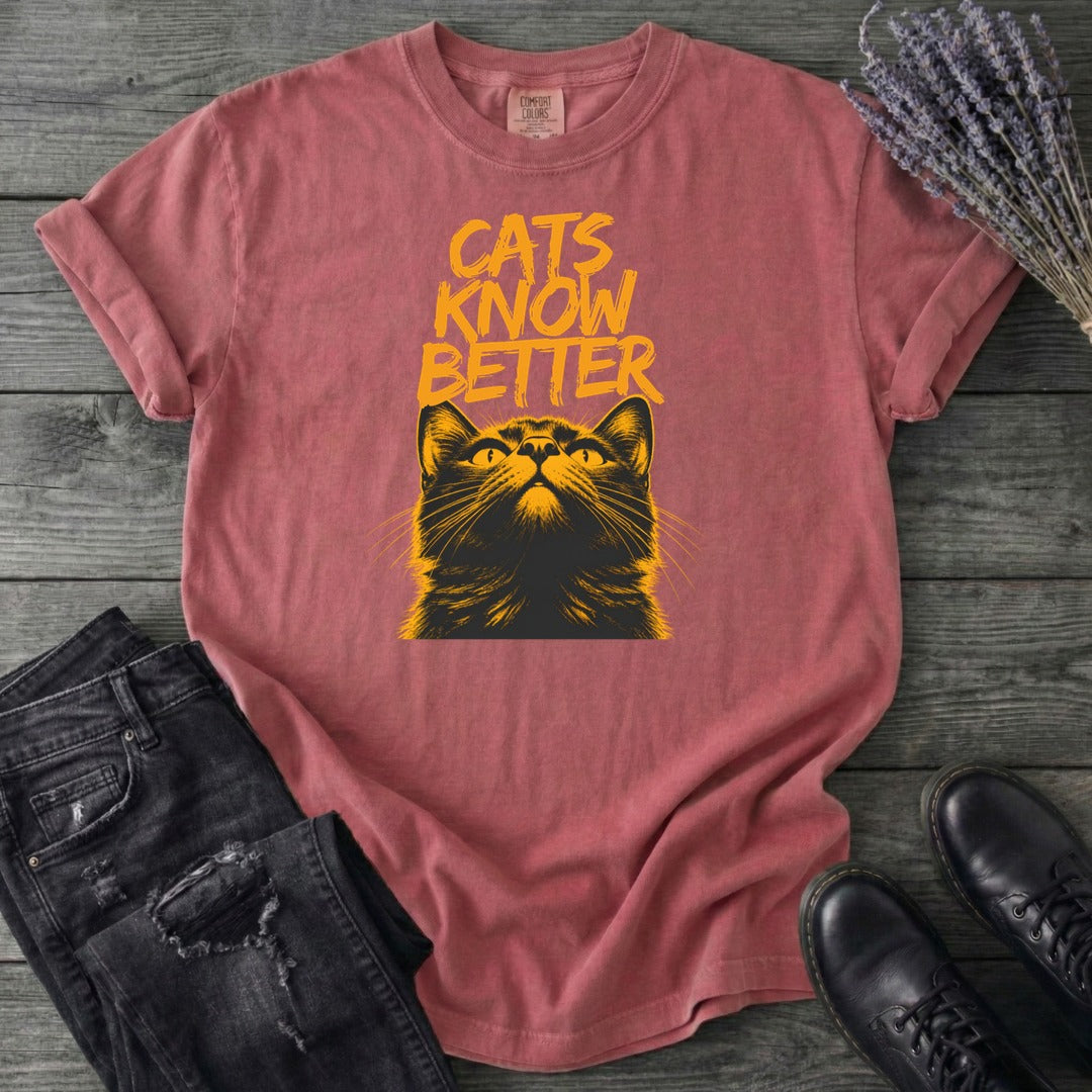 Cats Know Better T-Shirt