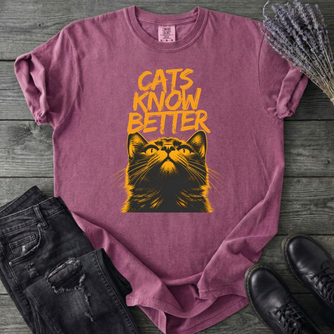 Cats Know Better T-Shirt