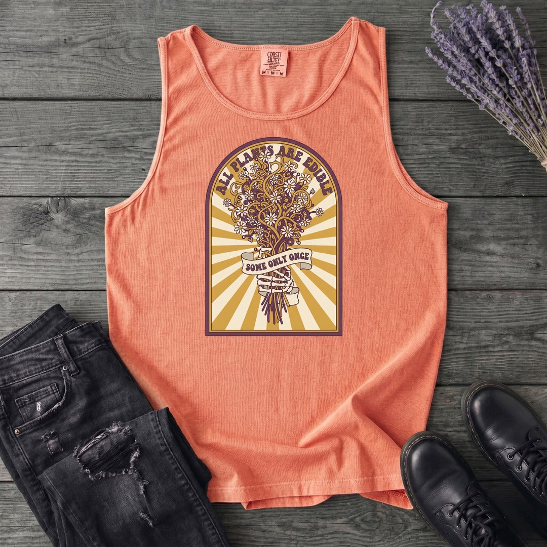 All Plants Are Edible Tank Top