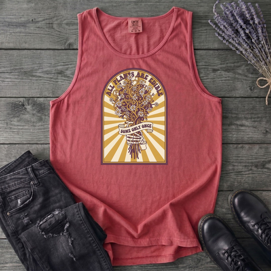 All Plants Are Edible Tank Top