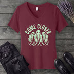 Come Closer Ghosts V-Neck T-Shirt