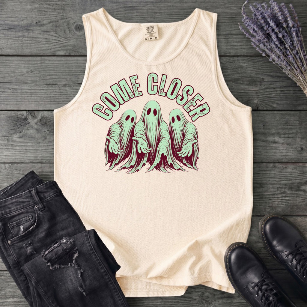 Come Closer Ghosts Tank Top