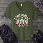 Come Closer Ghosts V-Neck T-Shirt