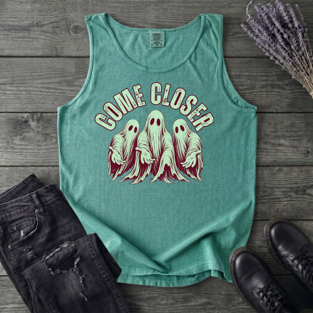 Come Closer Ghosts Tank Top