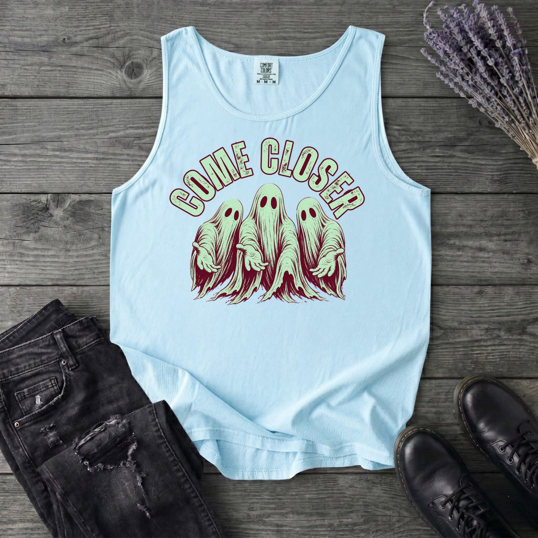 Come Closer Ghosts Tank Top