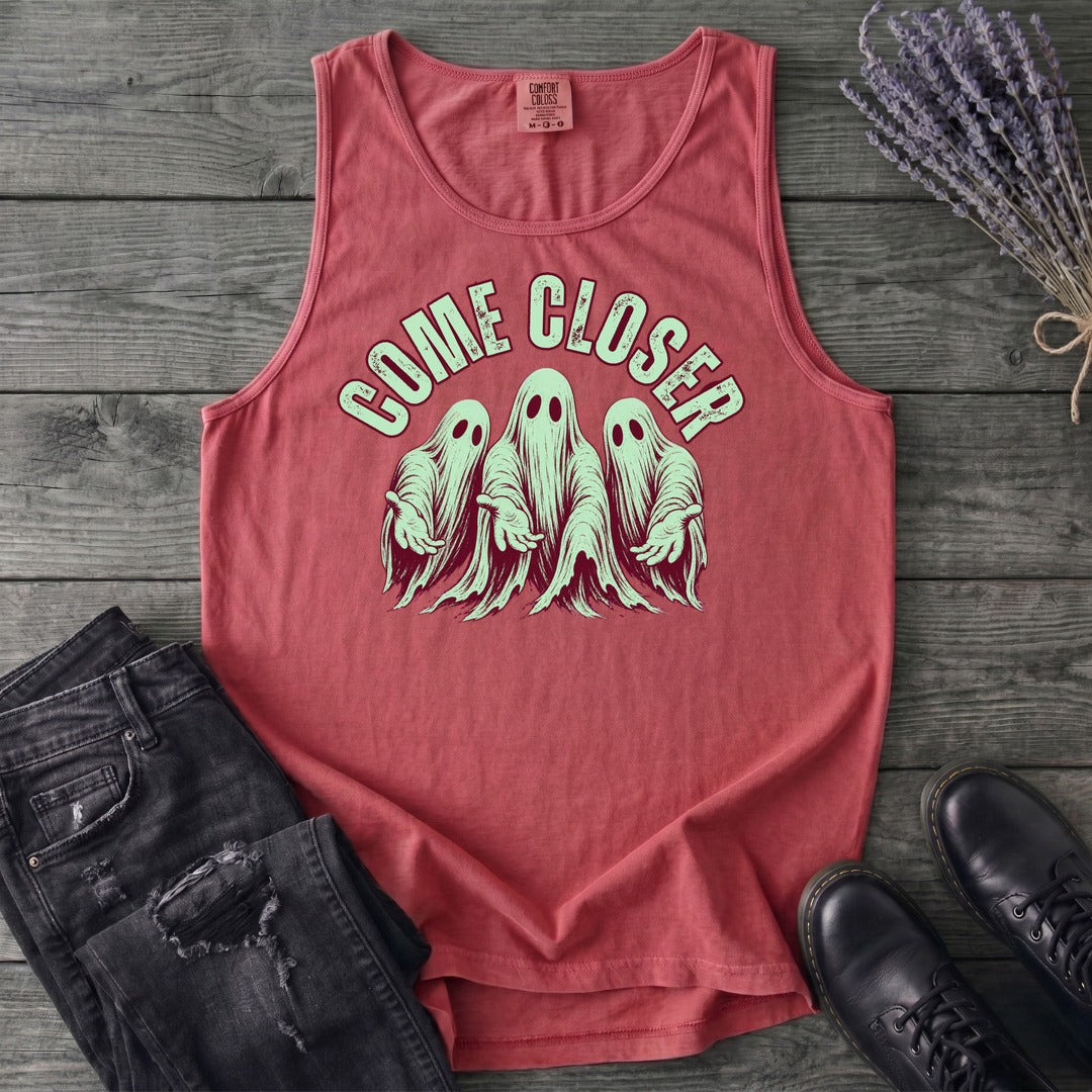 Come Closer Ghosts Tank Top