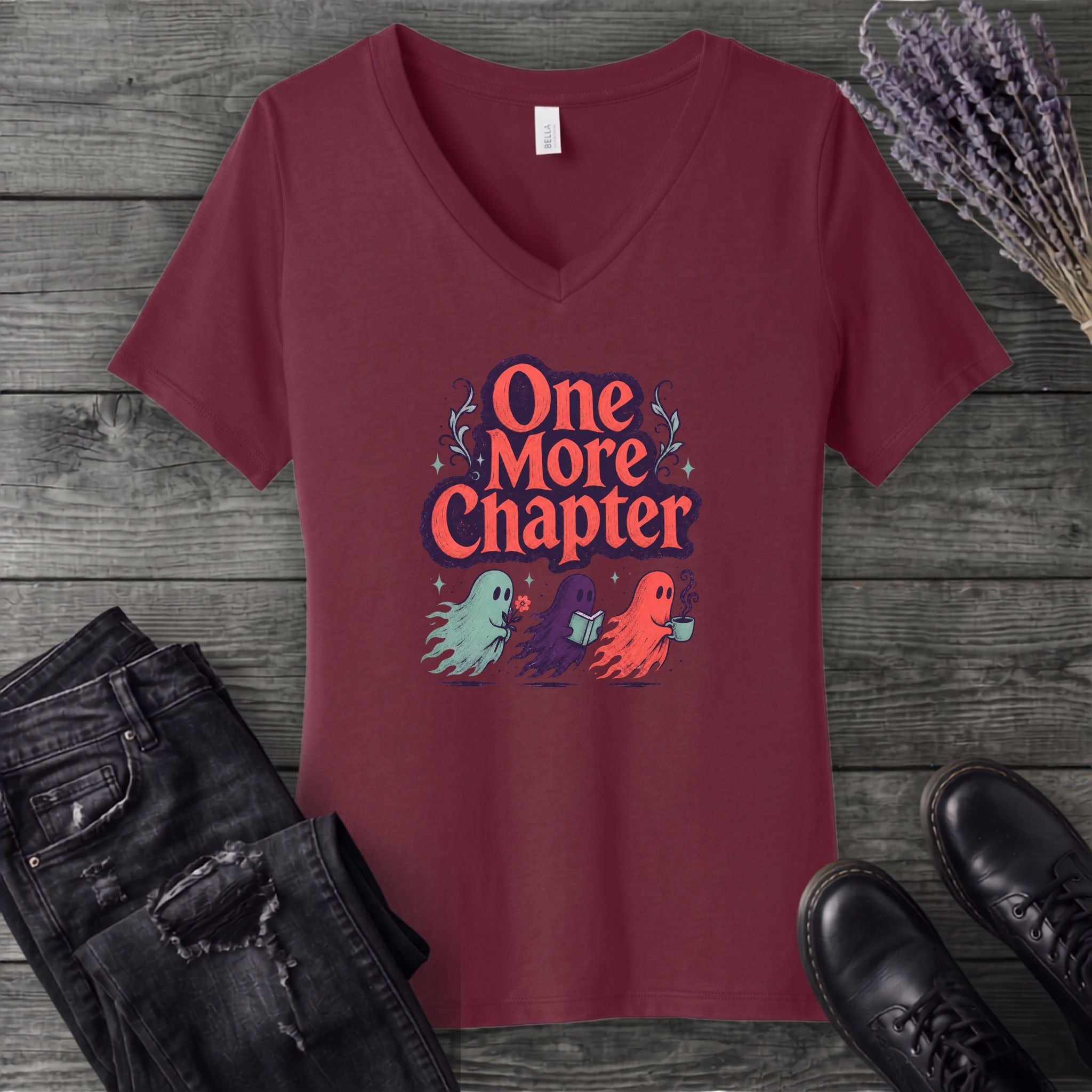 One More Chapter V-Neck T-Shirt
