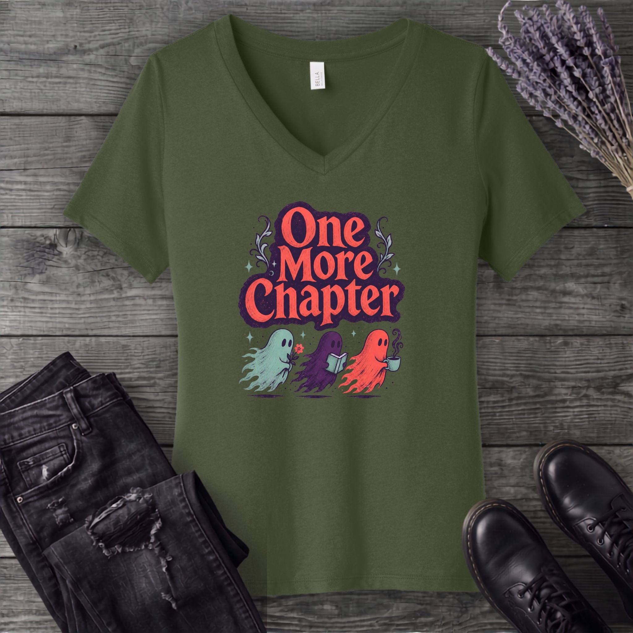 One More Chapter V-Neck T-Shirt