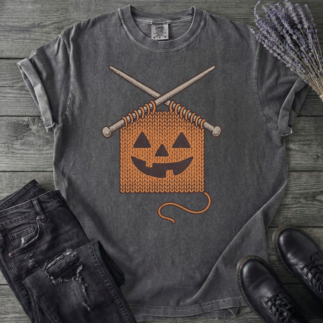 Knit Pumpkin T-Shirt