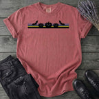 Bats Jack O Lantern Stripe T-Shirt