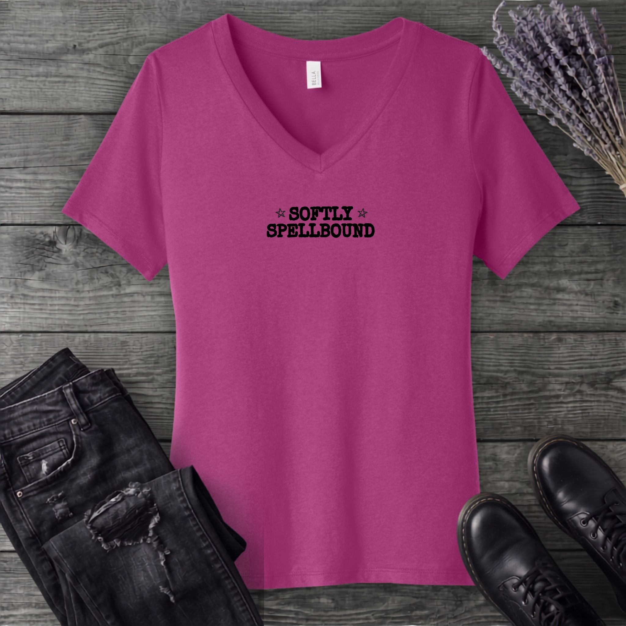 Softly Spellbound V-Neck T-Shirt