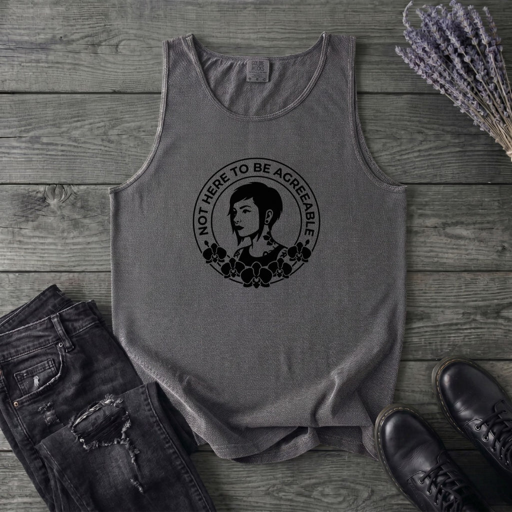 Not Here To Be Agreeable Tank Top