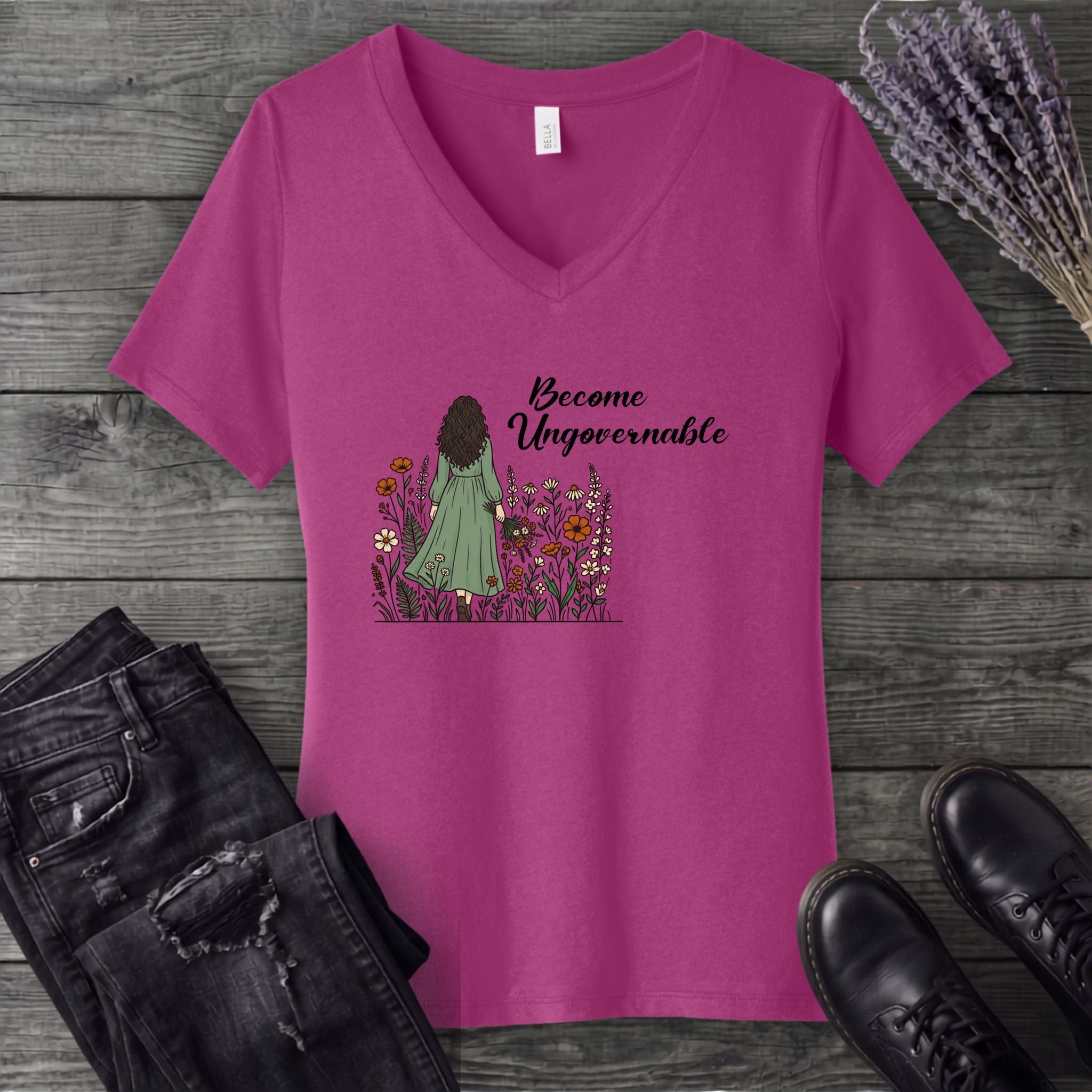 Become Ungovernable V-Neck T-Shirt