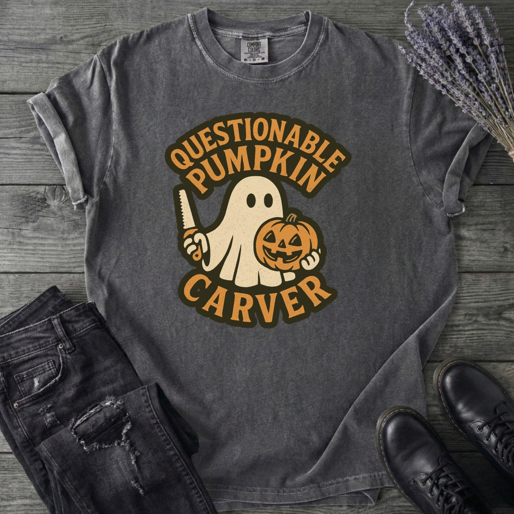 Questionable Pumpkin Carver T-Shirt