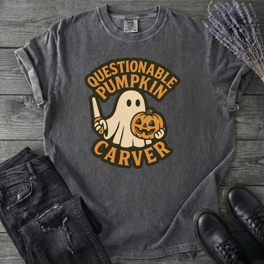 Questionable Pumpkin Carver T-Shirt