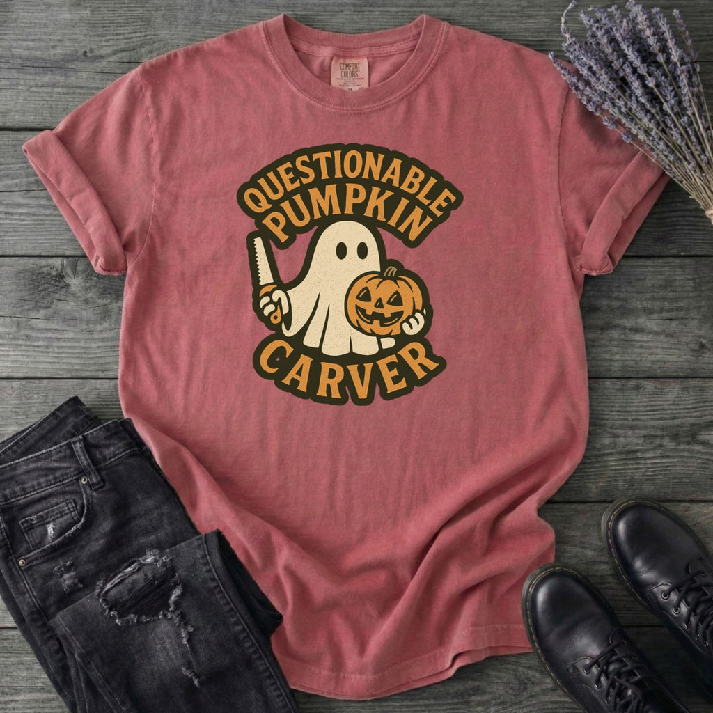 Questionable Pumpkin Carver T-Shirt
