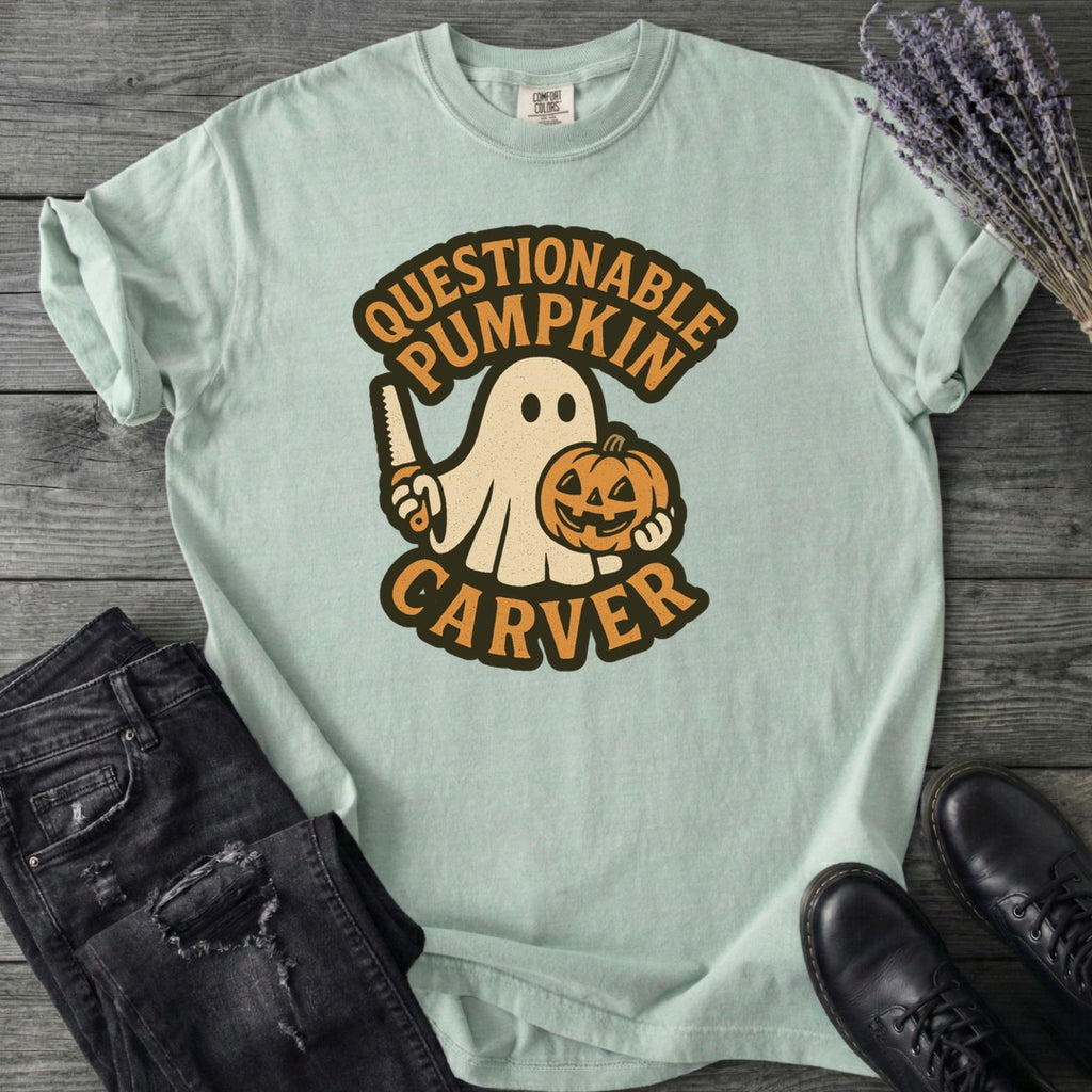 Questionable Pumpkin Carver T-Shirt