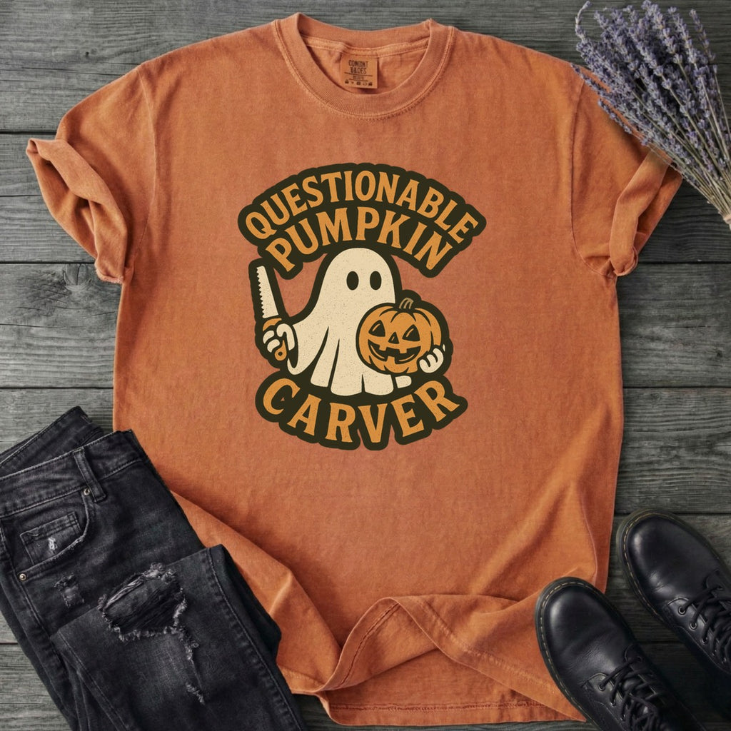 Questionable Pumpkin Carver T-Shirt