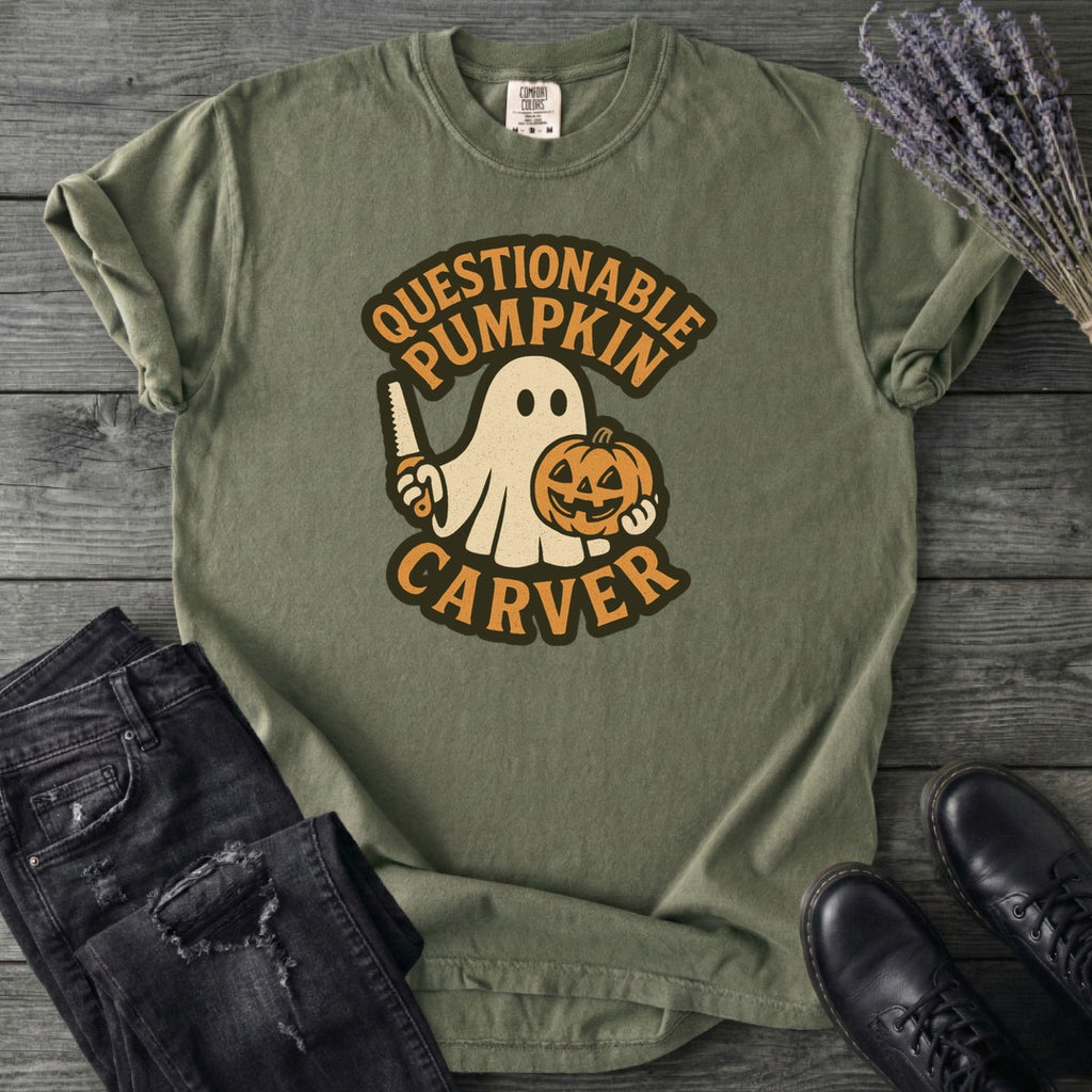 Questionable Pumpkin Carver T-Shirt