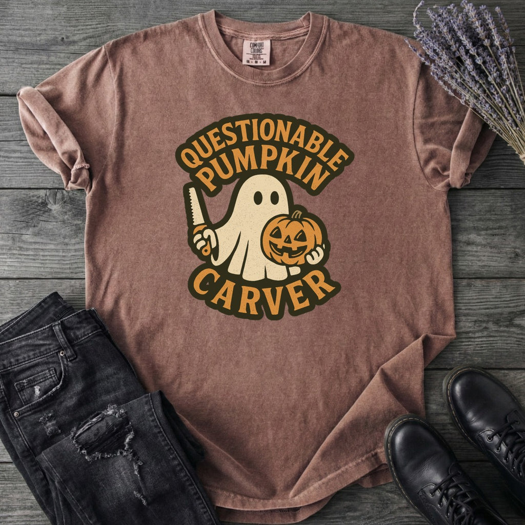 Questionable Pumpkin Carver T-Shirt