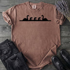 Loch Ness Silhouette Stripe T-Shirt