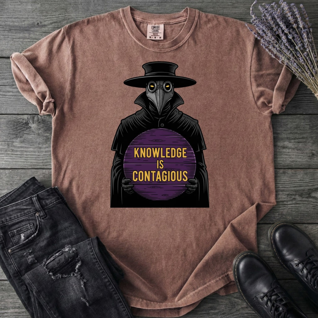 Plague Doctor Knowledge Is Contageous T-Shirt