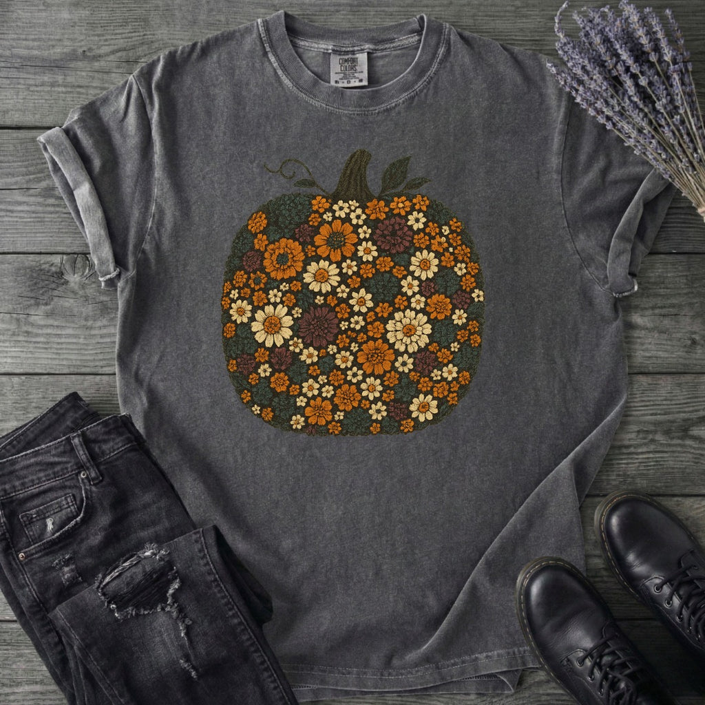 Flower Pumpkin T-Shirt