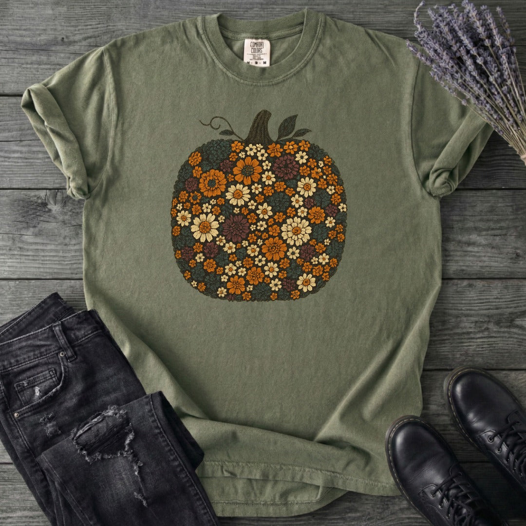 Flower Pumpkin T-Shirt