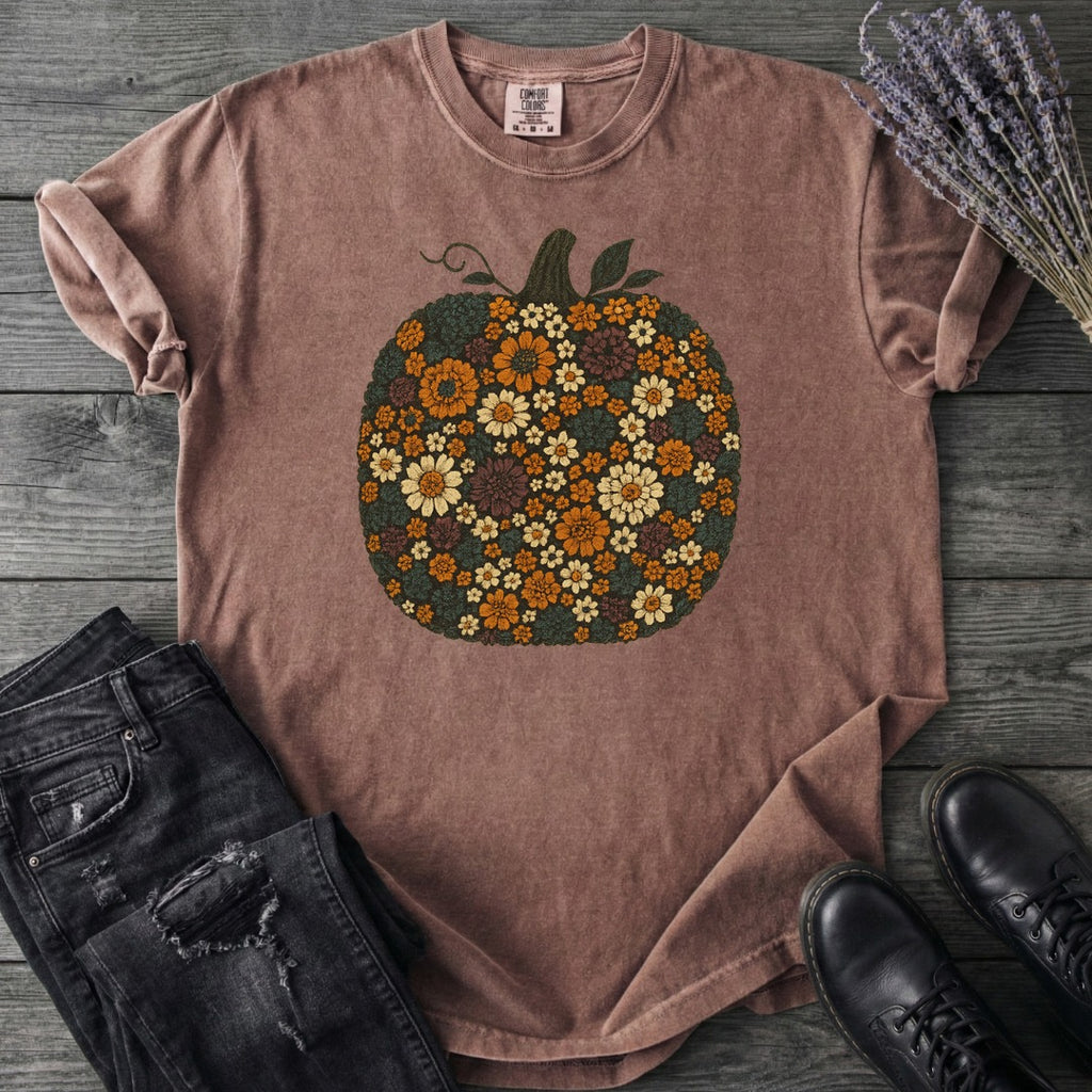 Flower Pumpkin T-Shirt