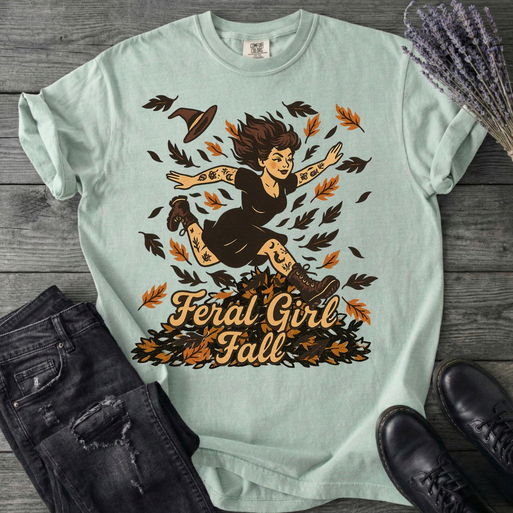Feral Girl Fall T-Shirt