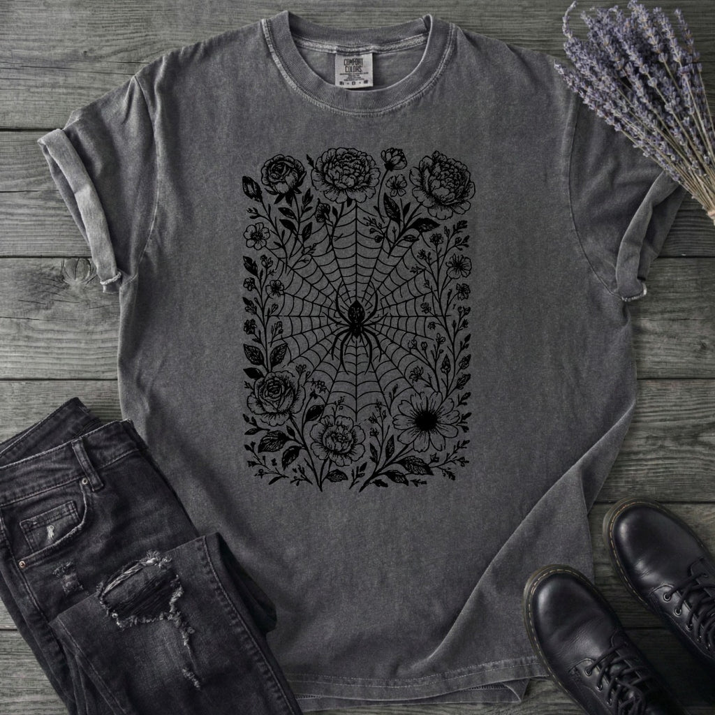 Flower Spiderweb T-Shirt