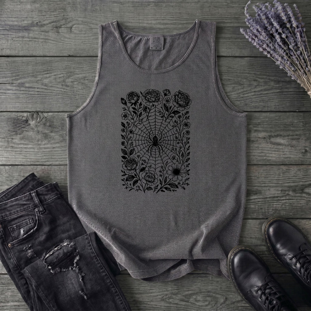 Flower Spiderweb Tank Top