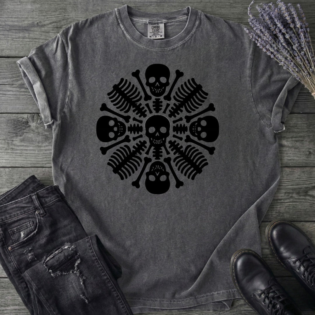 Skeleton Mandala T-Shirt