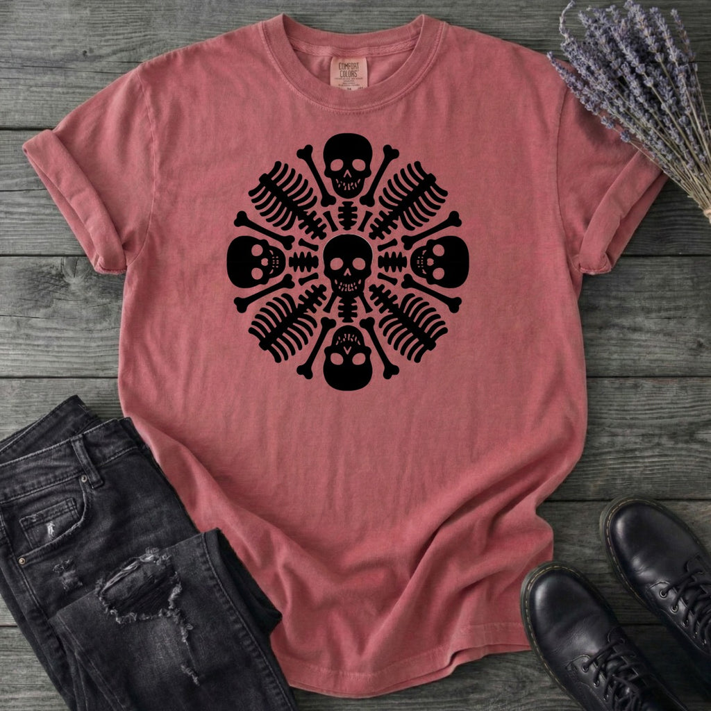 Skeleton Mandala T-Shirt